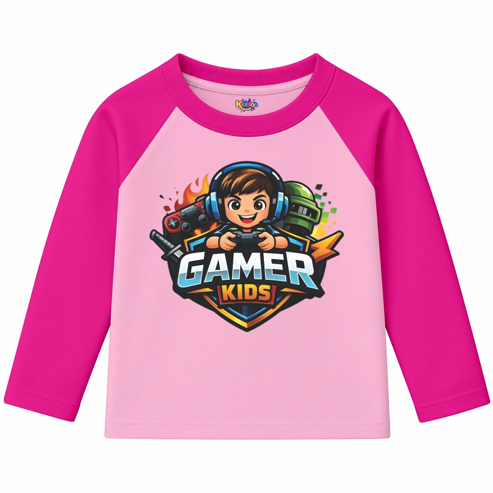 Gamer Kid (Ragnal Sleeve Shirt)
