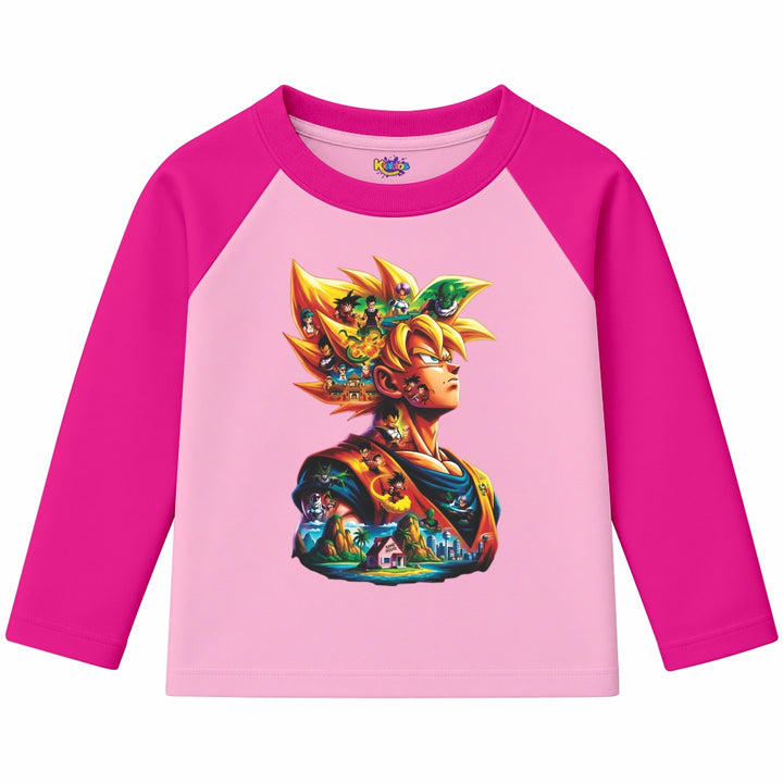 Goku Multiuniverse (Ragnal Sleeve Shirt)