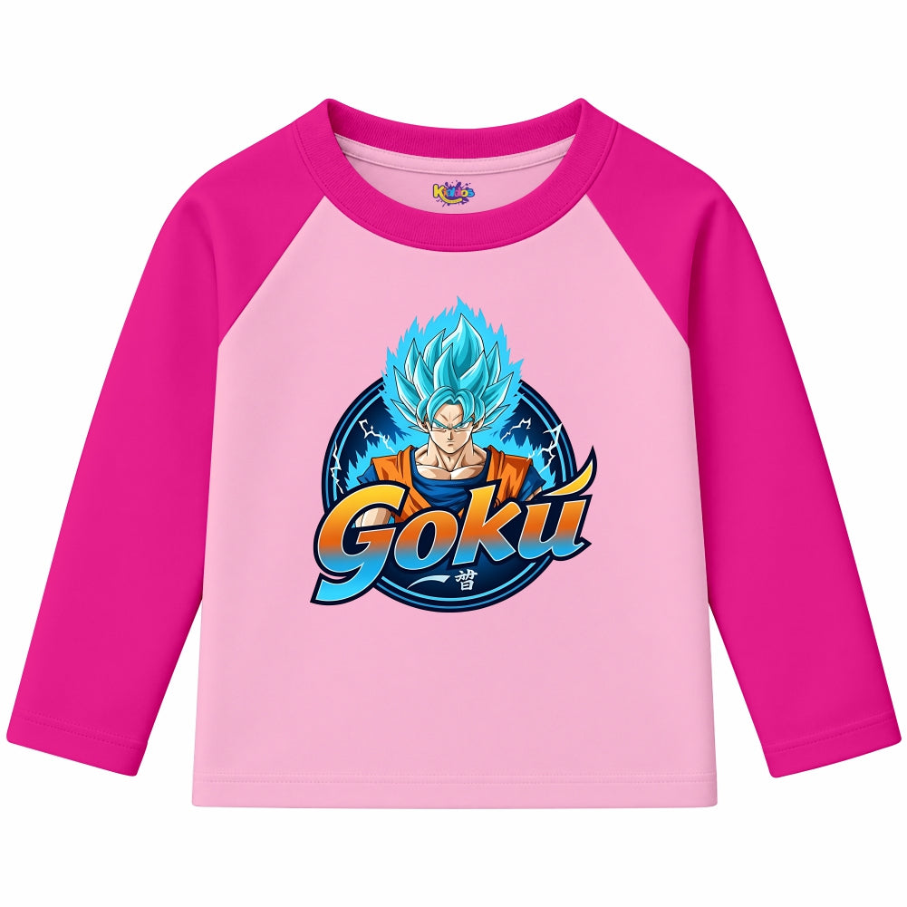 Goku Super Saiyan Blue (Ragnal Sleeve Shirt) (Copy)