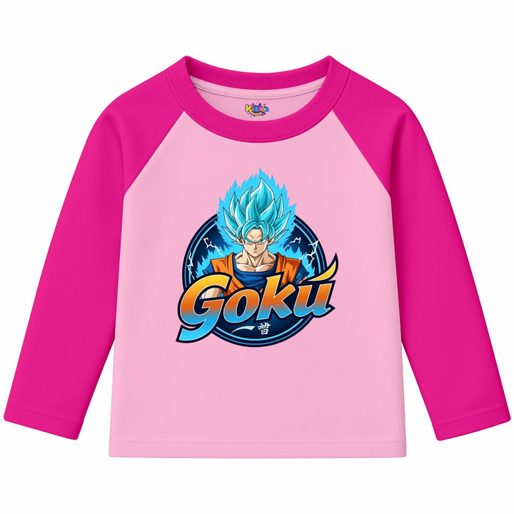 Goku Super Saiyan Blue (Ragnal Sleeve Shirt) (Copy)