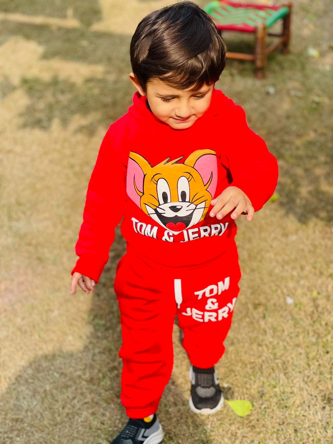 TOM & JERRY PUFF PRINTED FLEECE PAIR