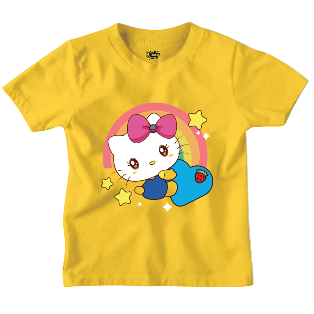 RAINBOW HELLO KITTI T-SHIRT
