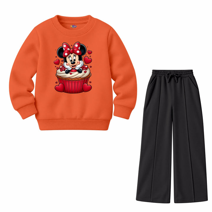 Mickey Heart Cup Cake (Fleece Pair)