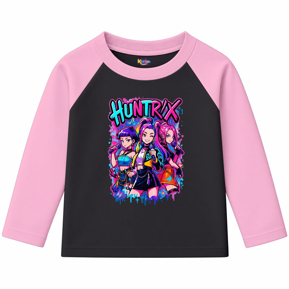Demon Hunter Girls Huntrix (Ragnal Sleeve Shirt)