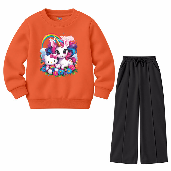 Hello Kitty Unicorn Rainbow (Fleece Pair)