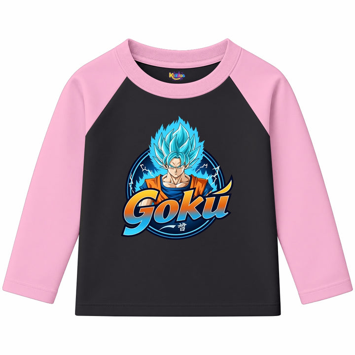 Goku Super Saiyan Blue (Ragnal Sleeve Shirt) (Copy)