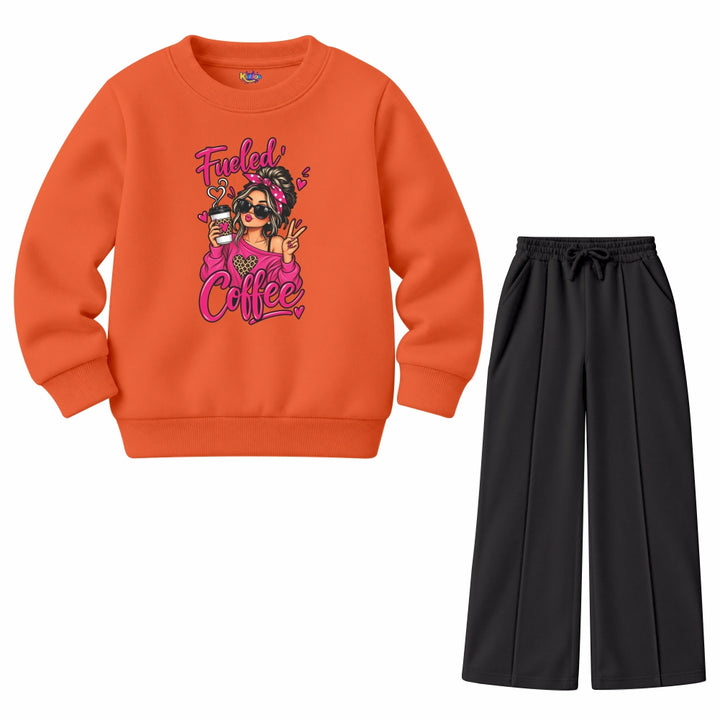Coffee Lover Girl (Fleece Pair)