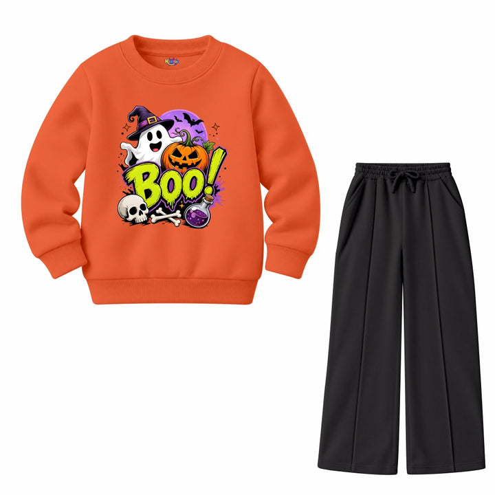 Boo Ghost Halloween (Fleece Pair)
