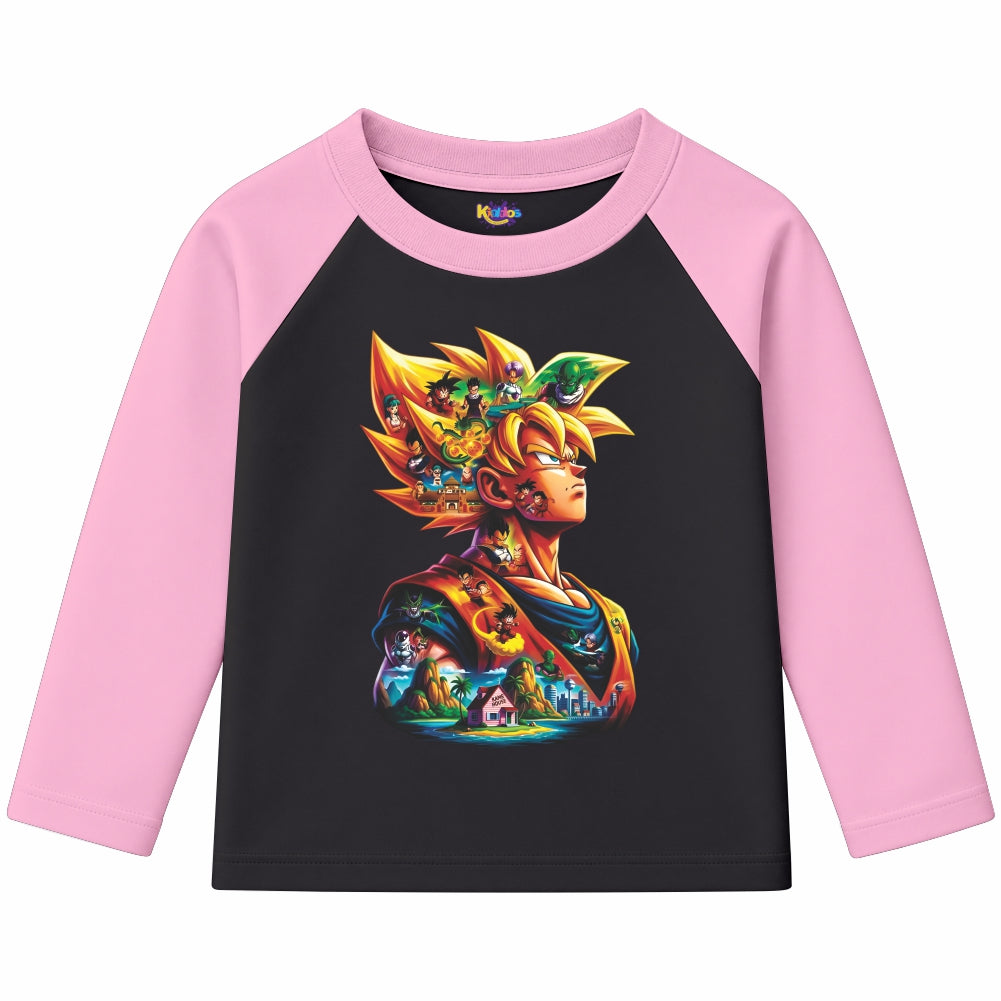 Goku Multiuniverse (Ragnal Sleeve Shirt)