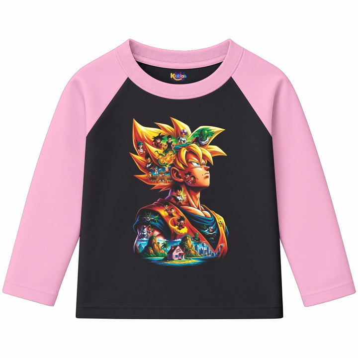 Goku Multiuniverse (Ragnal Sleeve Shirt)
