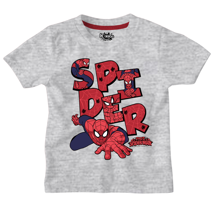 SPIDERMAN GRAY TEE