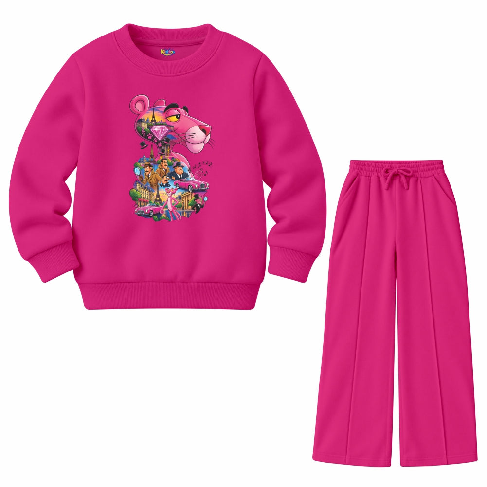 The Pink Panther with Paris diamond(Fleece Pair)