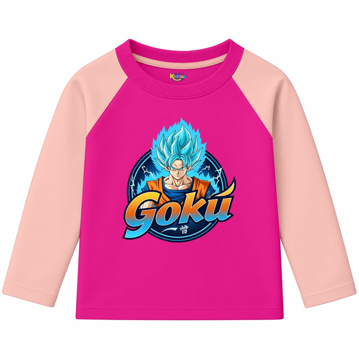 Goku Super Saiyan Blue (Ragnal Sleeve Shirt) (Copy)