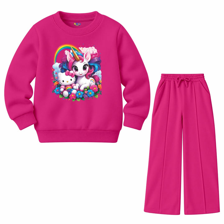 Hello Kitty Unicorn Rainbow (Fleece Pair)