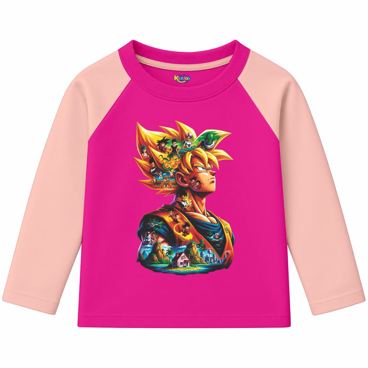 Goku Multiuniverse (Ragnal Sleeve Shirt)