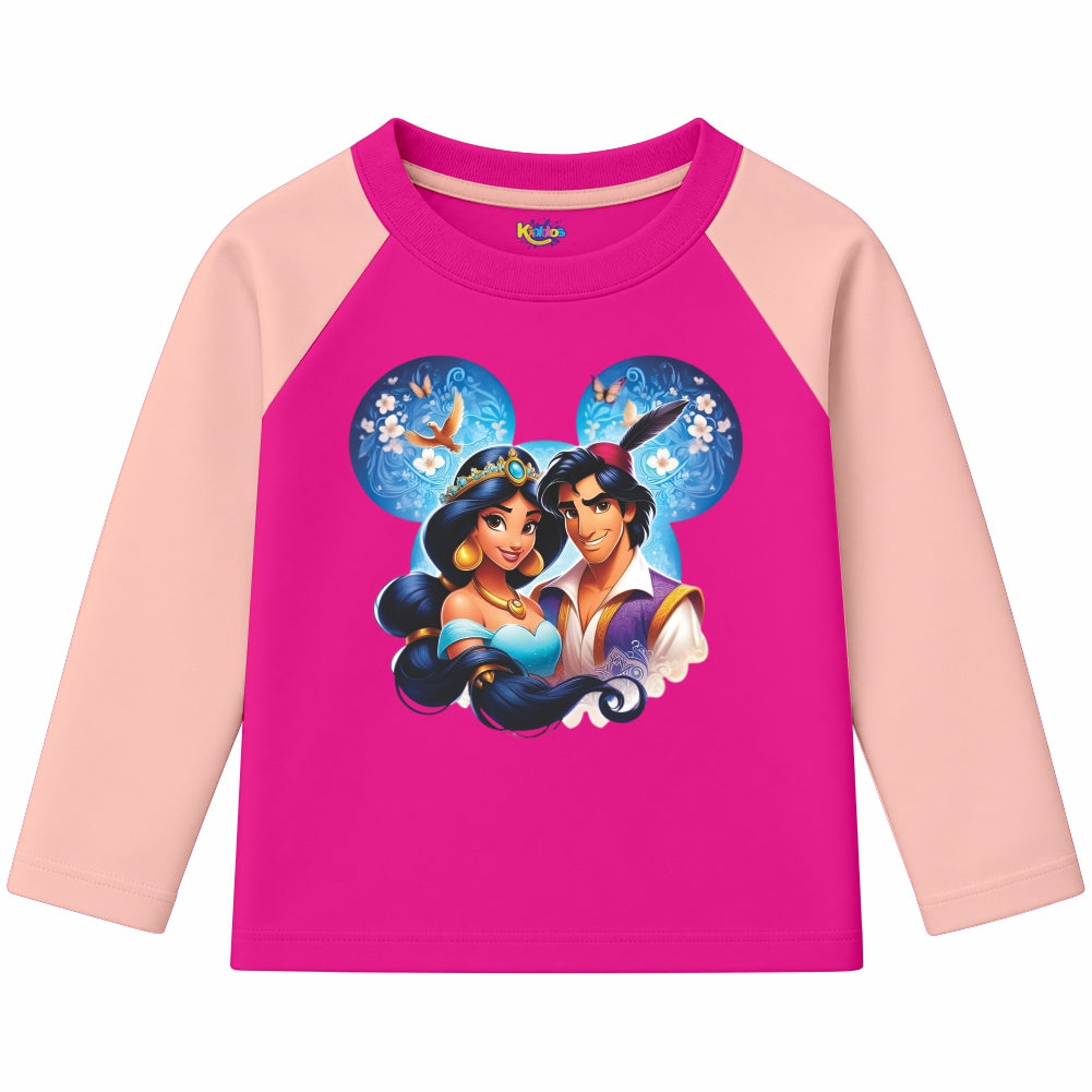 Alha Din with Jasmine (Ragnal Sleeve Shirt)