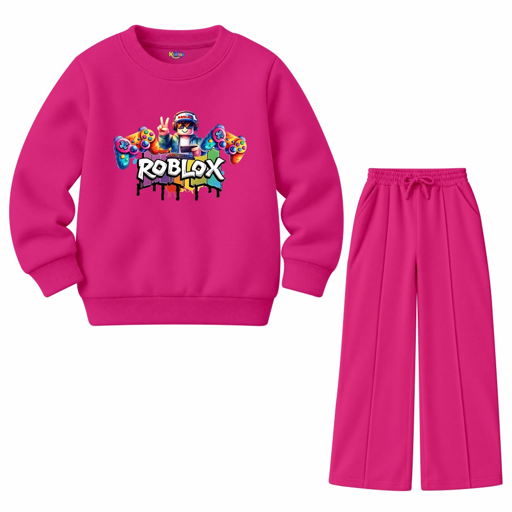 Roblox Noob with Game Controllers (Fleece Pair)