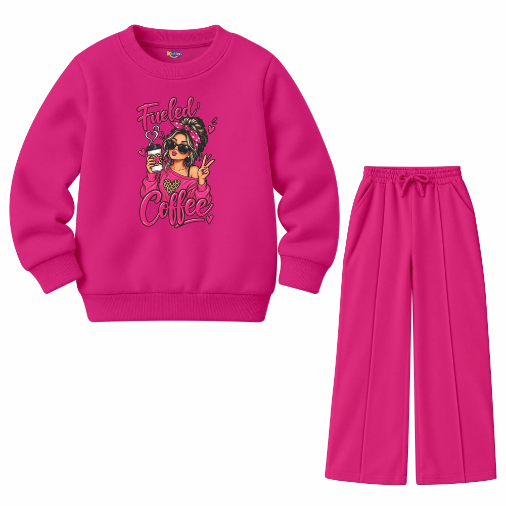 Coffee Lover Girl (Fleece Pair)