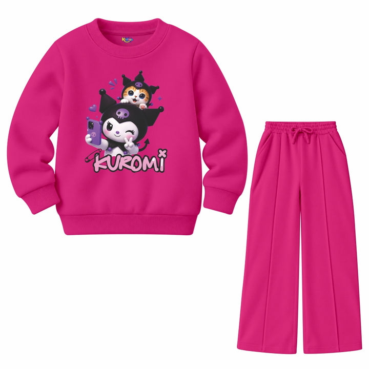 Kuromi Selfie - Sanrio Girls (Fleece Pair)