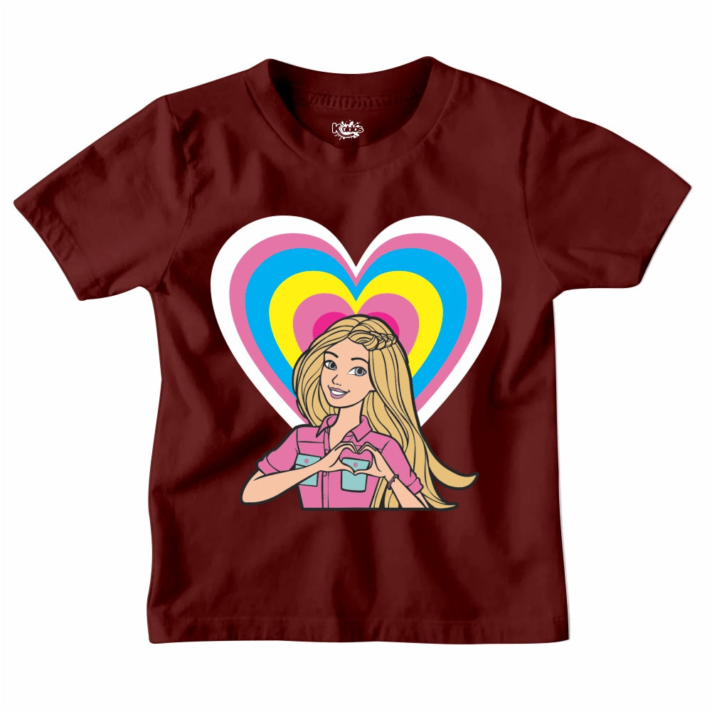 BARBIE HEART  T-SHIRT
