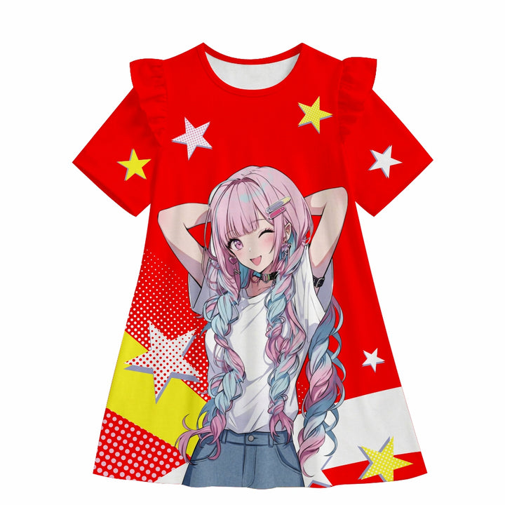 Long Length Shirt For Girls Digital Print