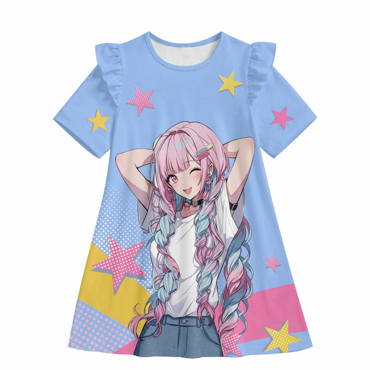 Long Length Shirt For Girls Digital Print