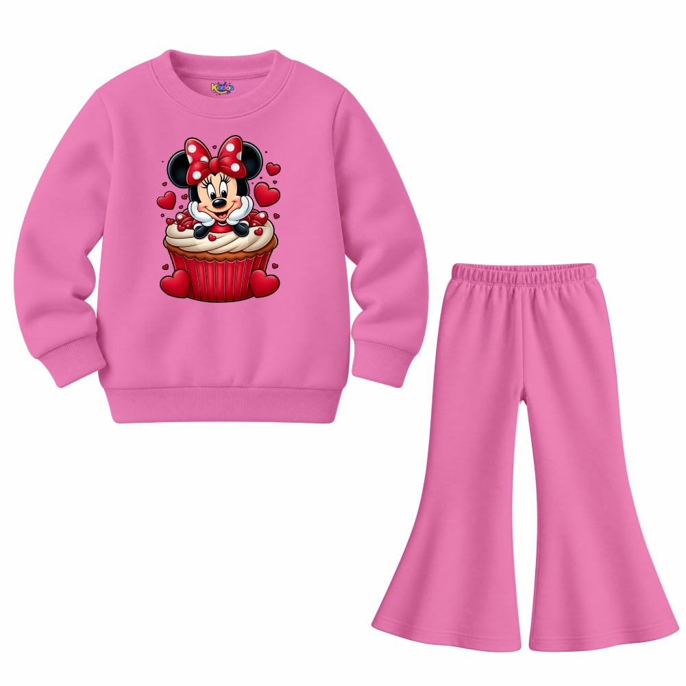 Mickey Heart Cup Cake (Fleece Pair)