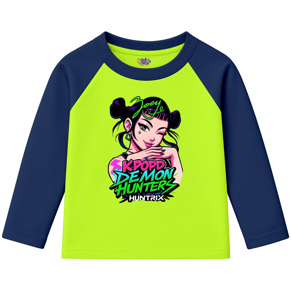 Zoey KPOP Demon Hunters (Ragnal Sleeve Shirt)