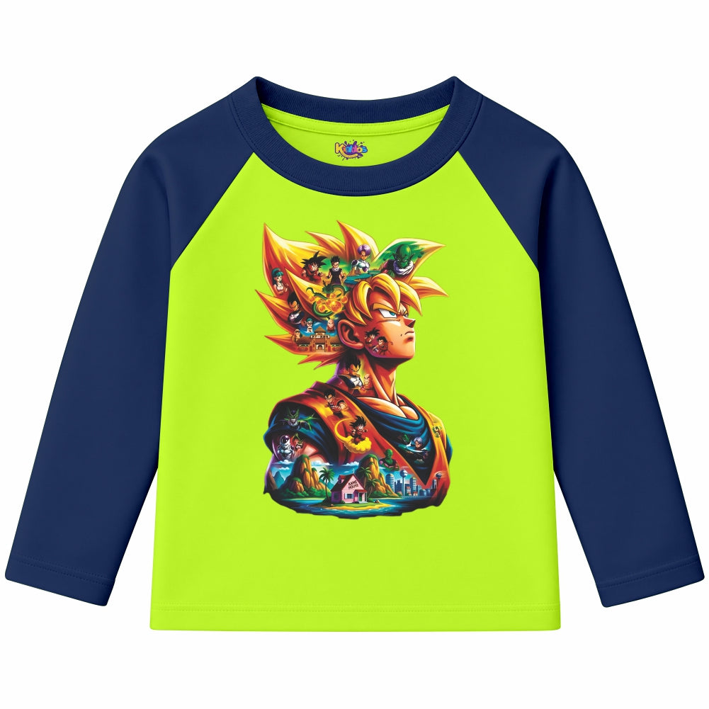 Goku Multiuniverse (Ragnal Sleeve Shirt)