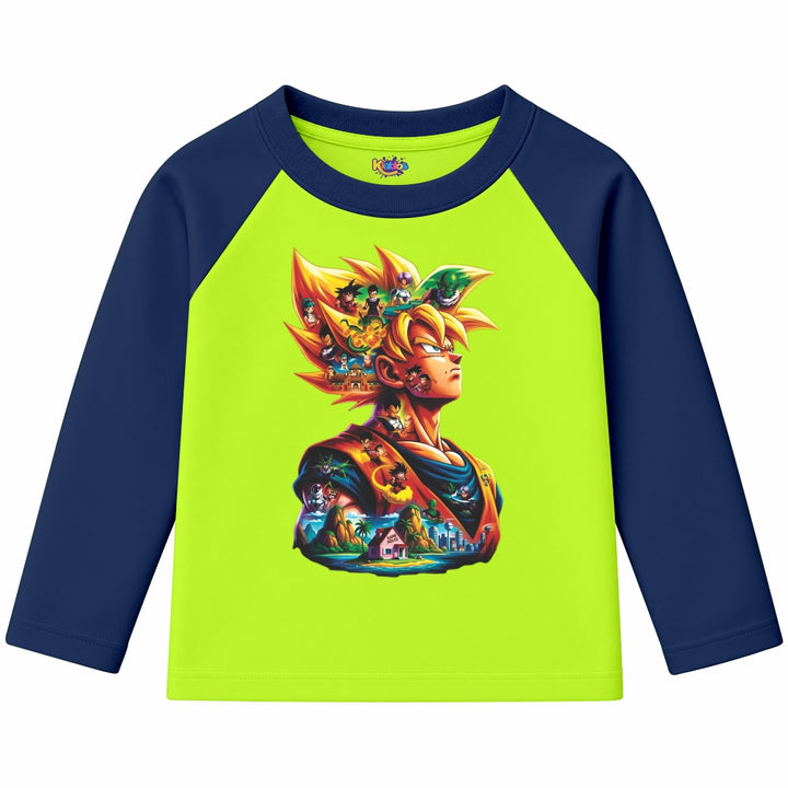 Goku Multiuniverse (Ragnal Sleeve Shirt)