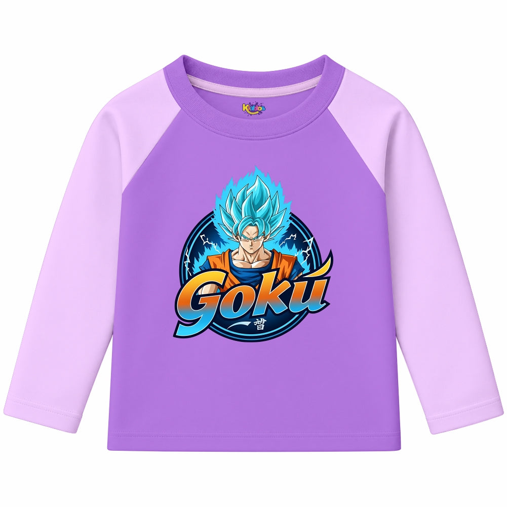 Goku Super Saiyan Blue (Ragnal Sleeve Shirt) (Copy)