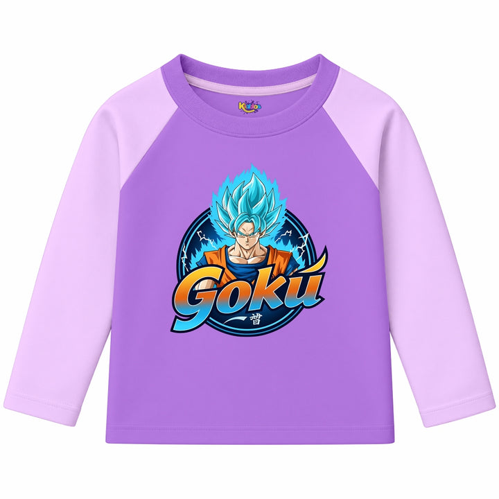 Goku Super Saiyan Blue (Ragnal Sleeve Shirt) (Copy)
