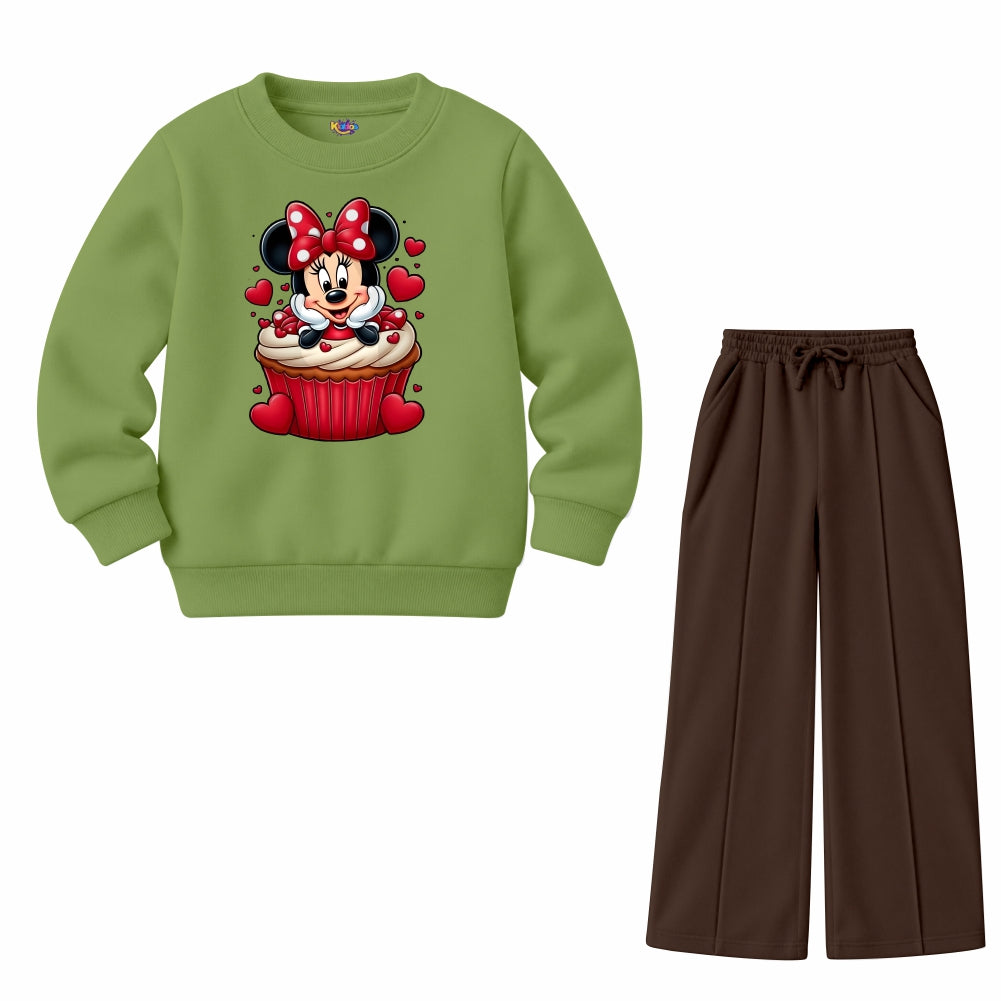 Mickey Heart Cup Cake (Fleece Pair)