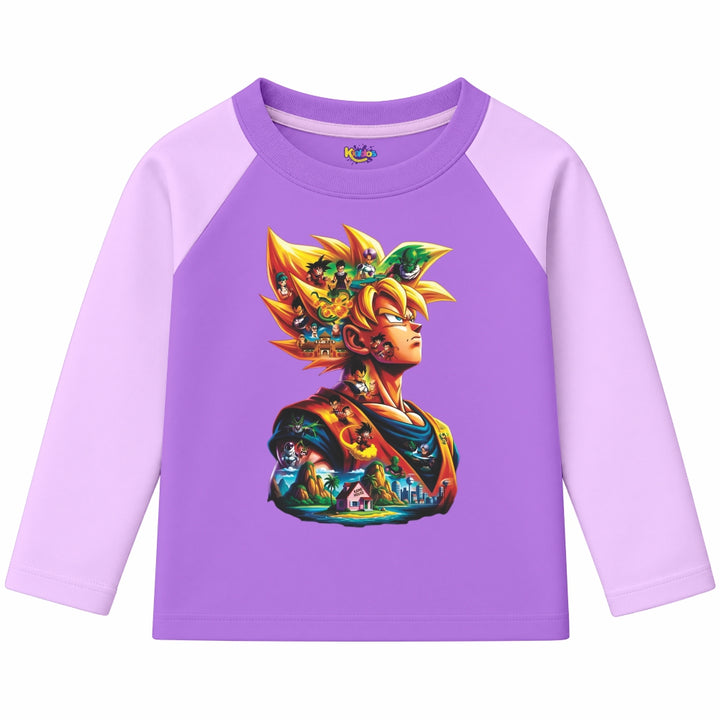 Goku Multiuniverse (Ragnal Sleeve Shirt)
