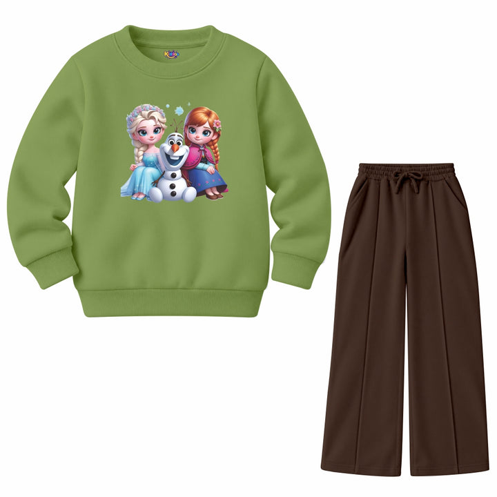 Frozen Elsa Anna Olaf (Fleece Pair)