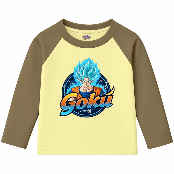 Goku Super Saiyan Blue (Ragnal Sleeve Shirt) (Copy)