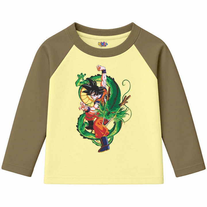 DRAGONBALL Z GOKU (Ragnal Sleeve Shirt)