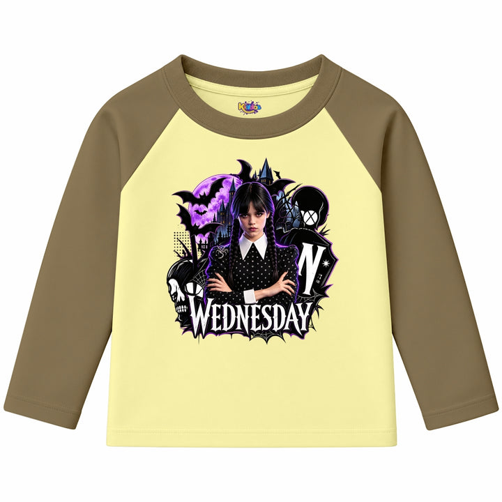 Wednesday Nevermore Academy Gothic (Ragnal Sleeve Shirt)