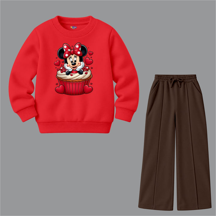 Mickey Heart Cup Cake (Fleece Pair)