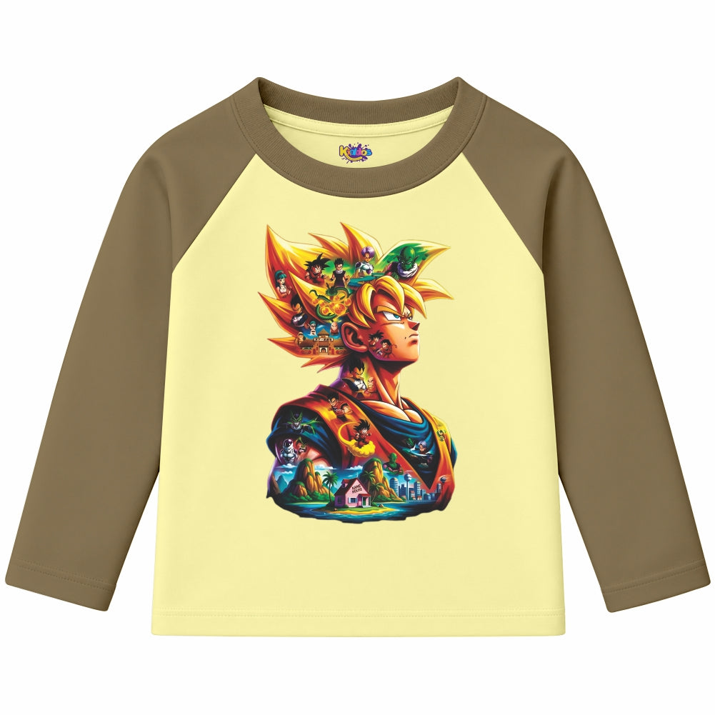 Goku Multiuniverse (Ragnal Sleeve Shirt)