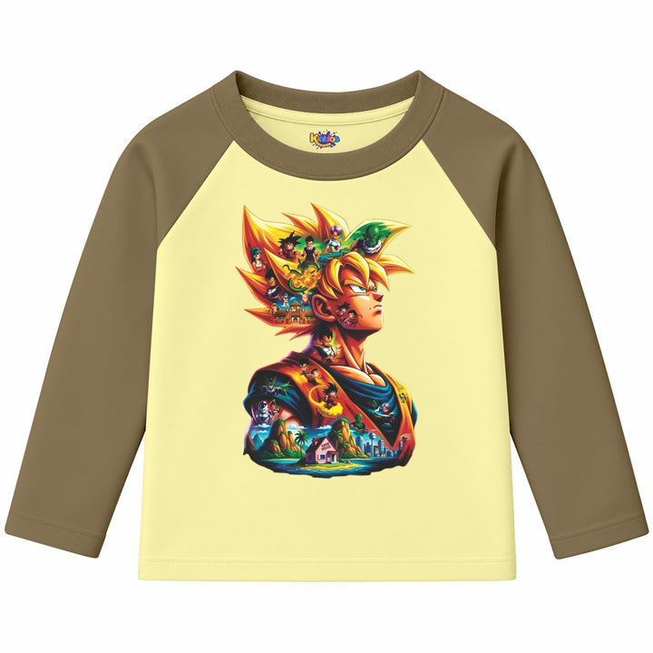Goku Multiuniverse (Ragnal Sleeve Shirt)