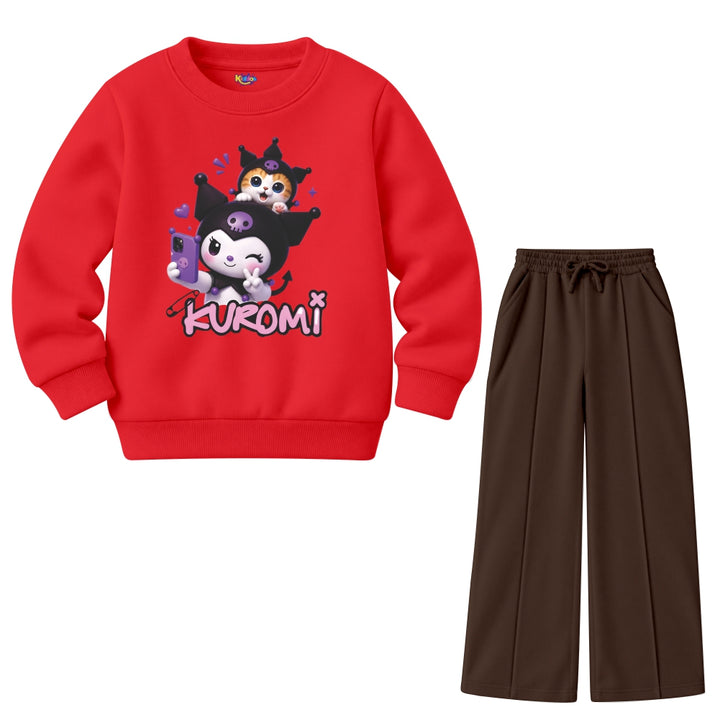 Kuromi Selfie - Sanrio Girls (Fleece Pair)