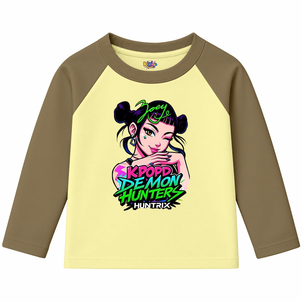 Zoey KPOP Demon Hunters (Ragnal Sleeve Shirt)