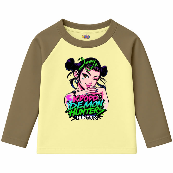 Zoey KPOP Demon Hunters (Ragnal Sleeve Shirt)