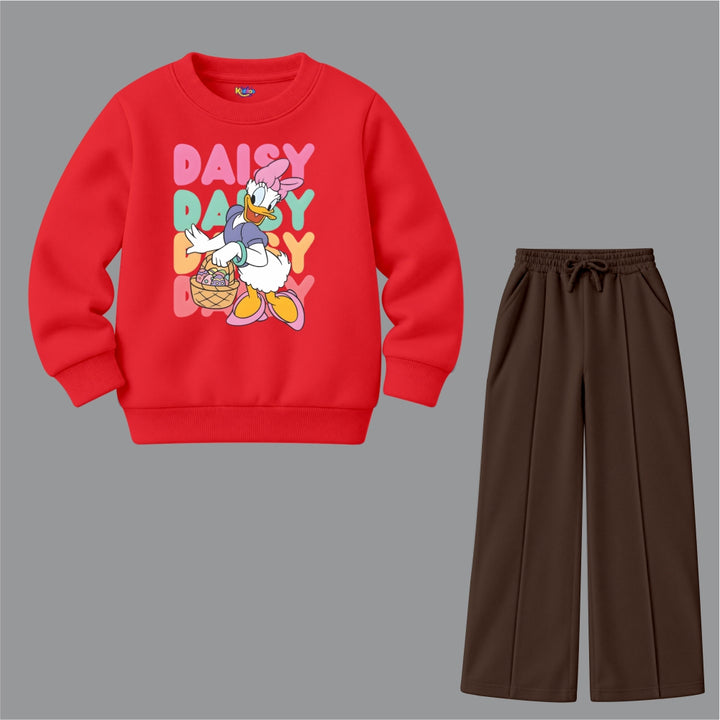 Daisy Little Girls Retro Duck (Fleece Pair)