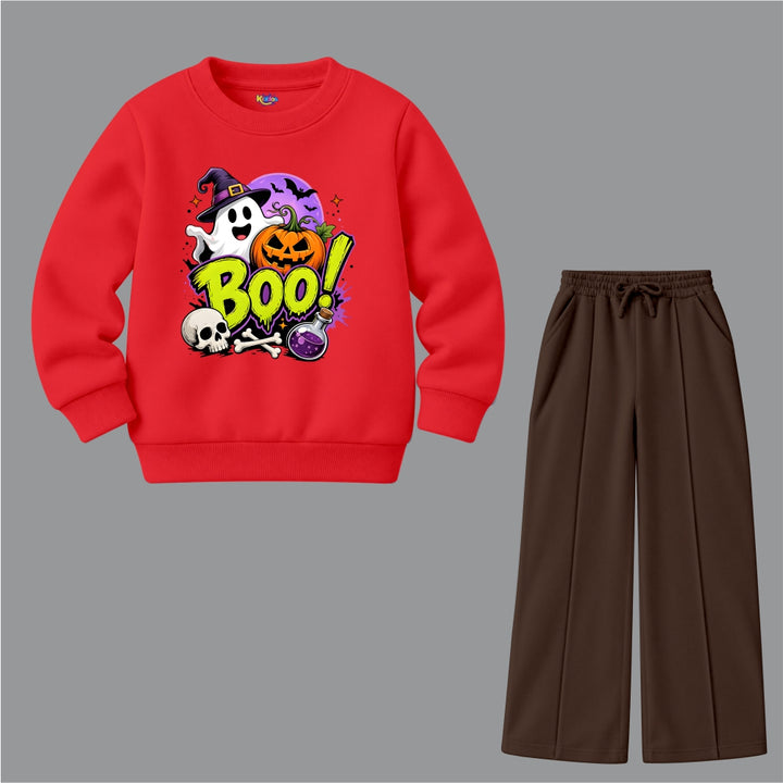 Boo Ghost Halloween (Fleece Pair)