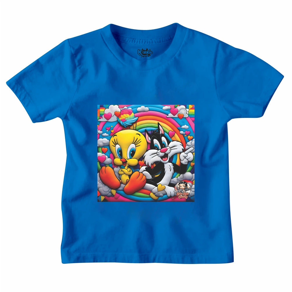 TWEETY BIRD AND SYLVESTER T-SHIRT