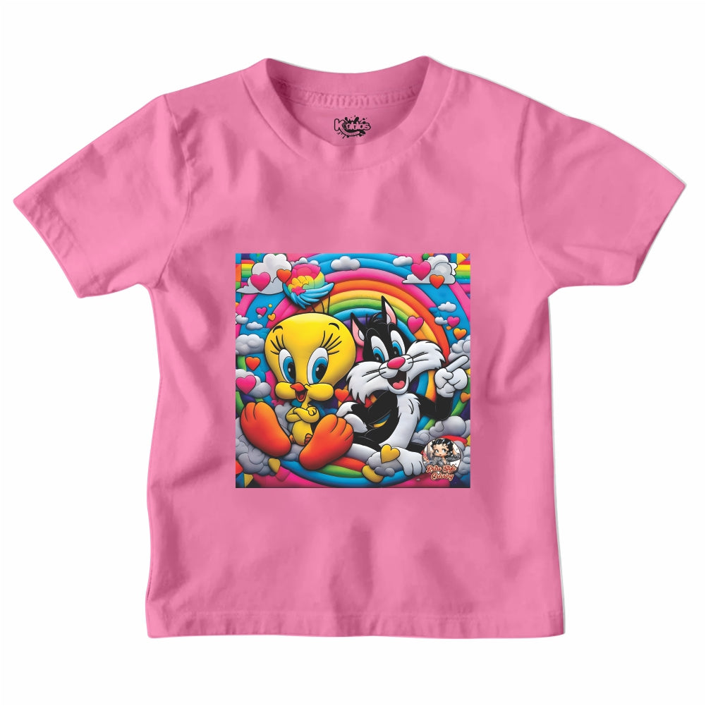 TWEETY BIRD AND SYLVESTER T-SHIRT
