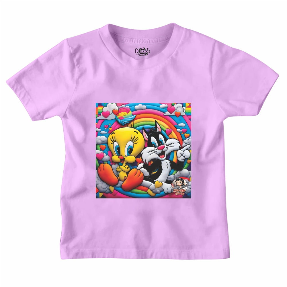 TWEETY BIRD AND SYLVESTER T-SHIRT