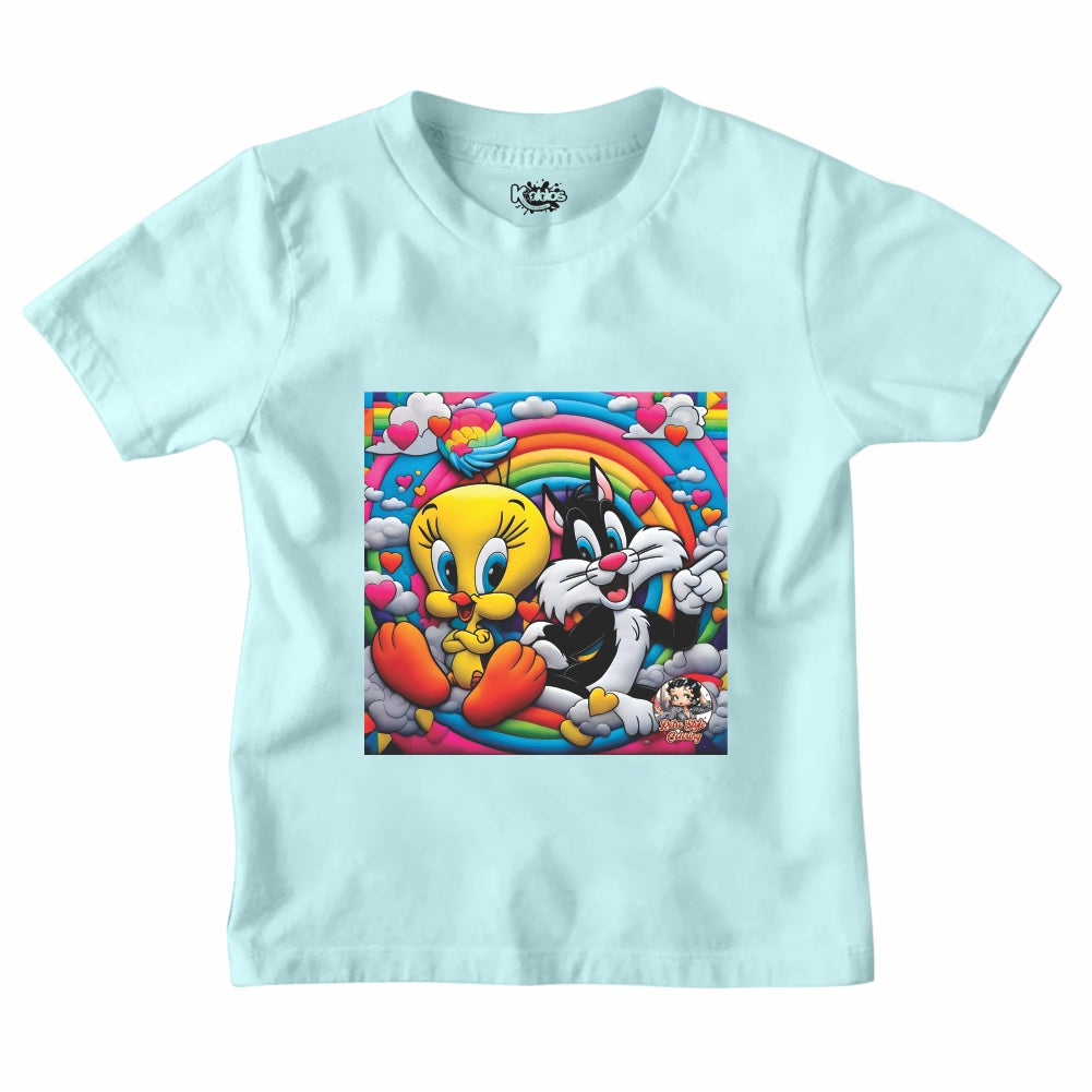 TWEETY BIRD AND SYLVESTER T-SHIRT